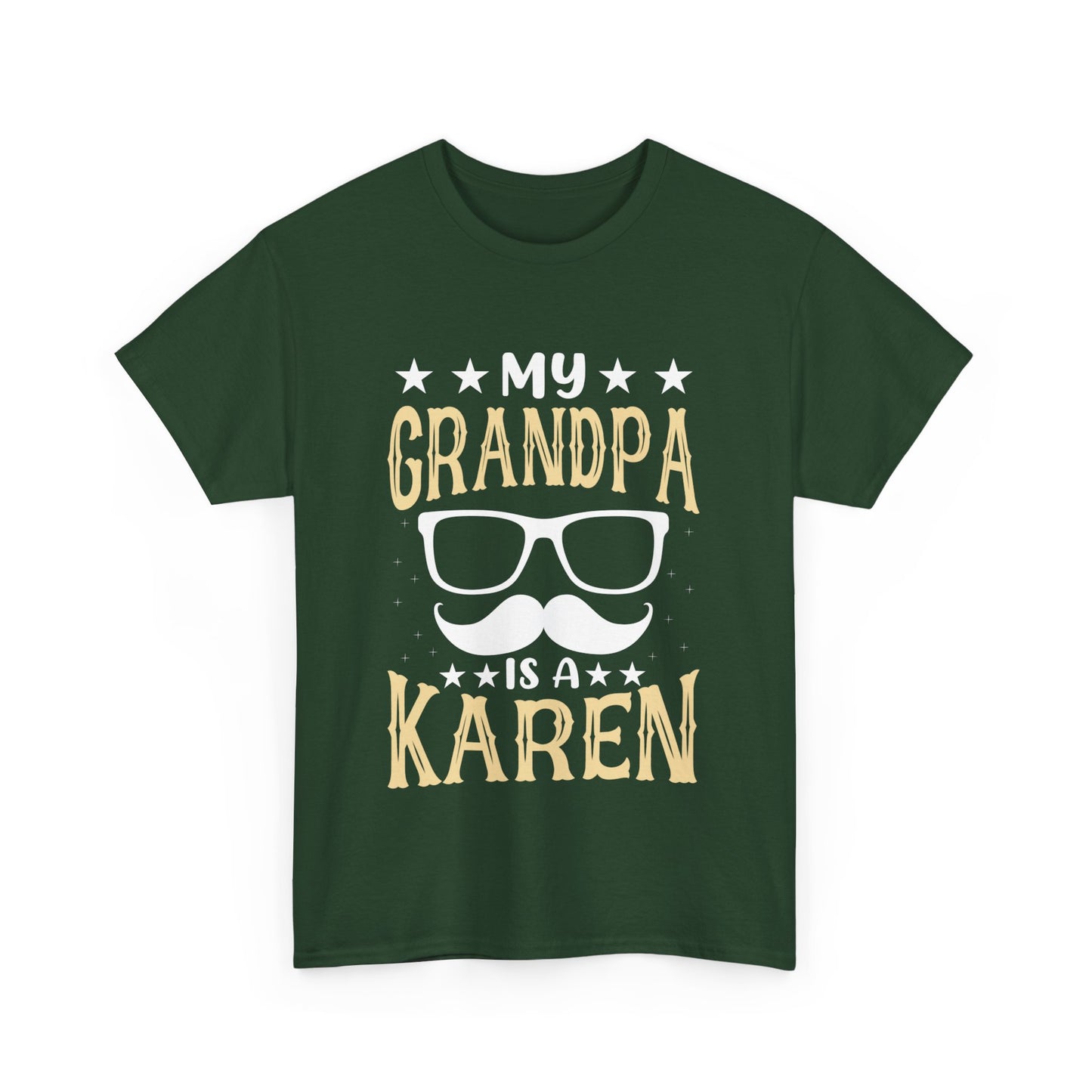 The Karens Collection T-shirts | Unisex Heavy Cotton Tee | My Grandpa Is A Karen Printify