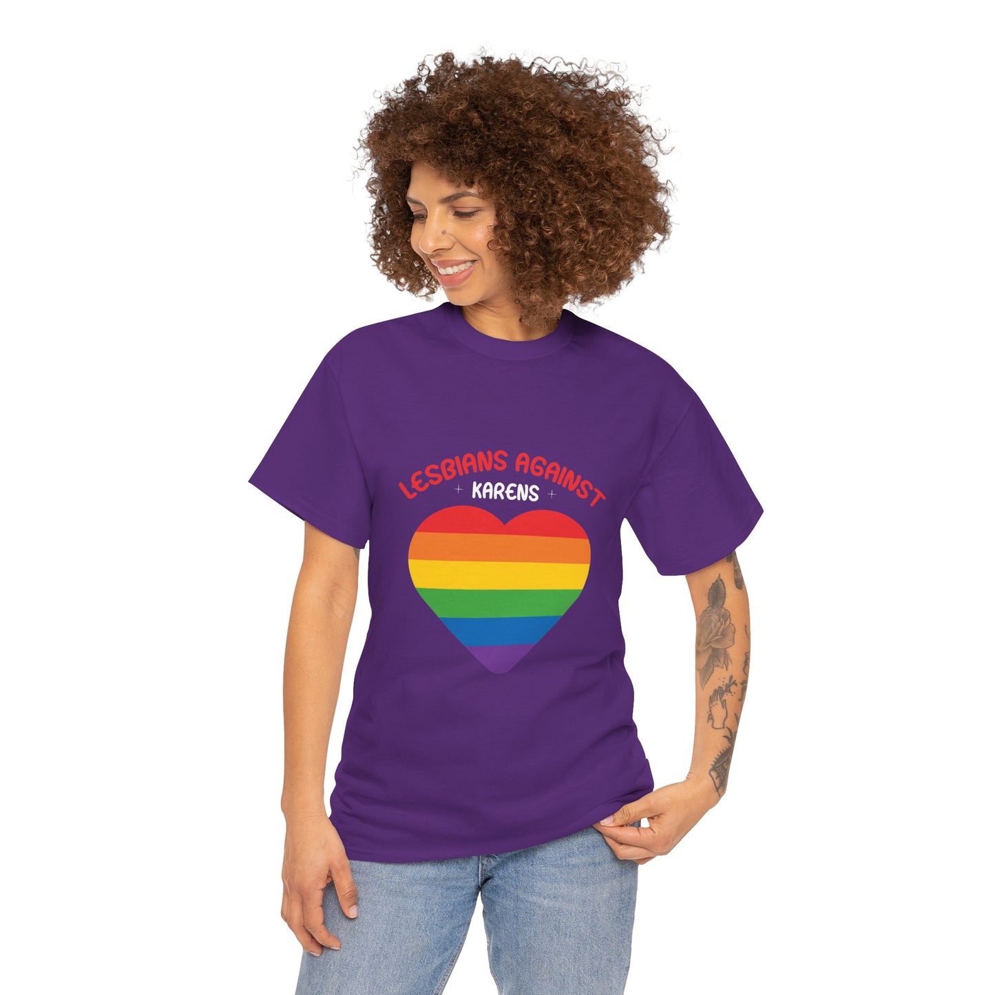 Lesbians Against Karen Humor Novelty T-shirt For Gift Printify