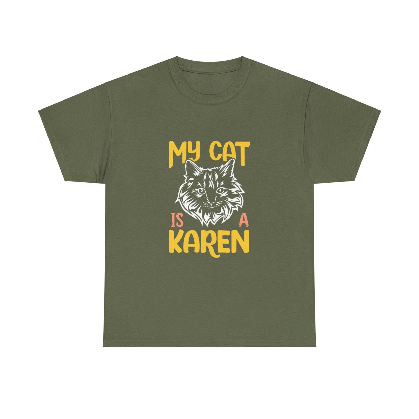 The Karens Collection T-shirts | Unisex Heavy Cotton Tee | My Cat Is A Karen Printify