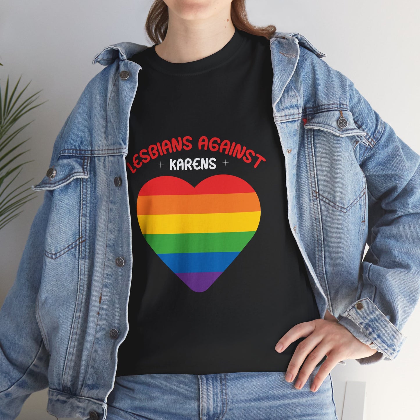 Lesbians Against Karen Humor Novelty T-shirt For Gift Printify