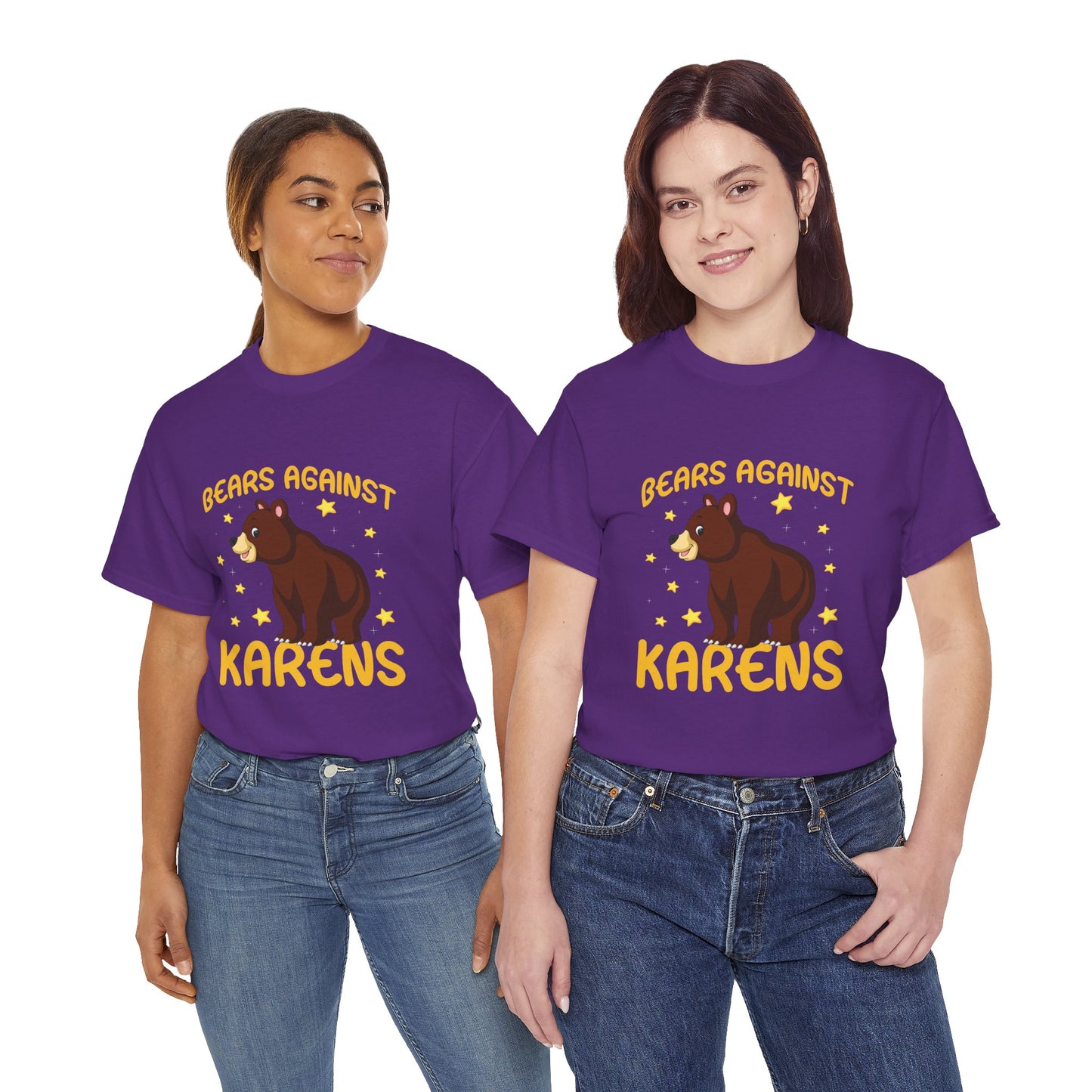 Bears Against Karen Funny Animal Lover Humor Novelty T-shirt Printify