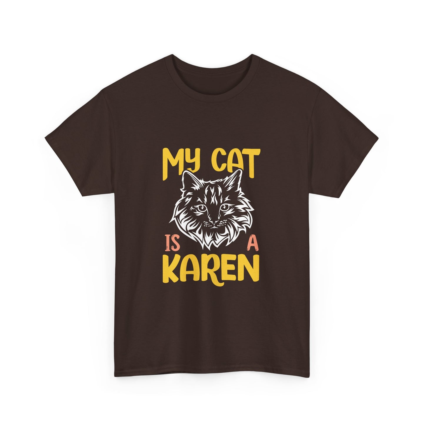 The Karens Collection T-shirts | Unisex Heavy Cotton Tee | My Cat Is A Karen Printify