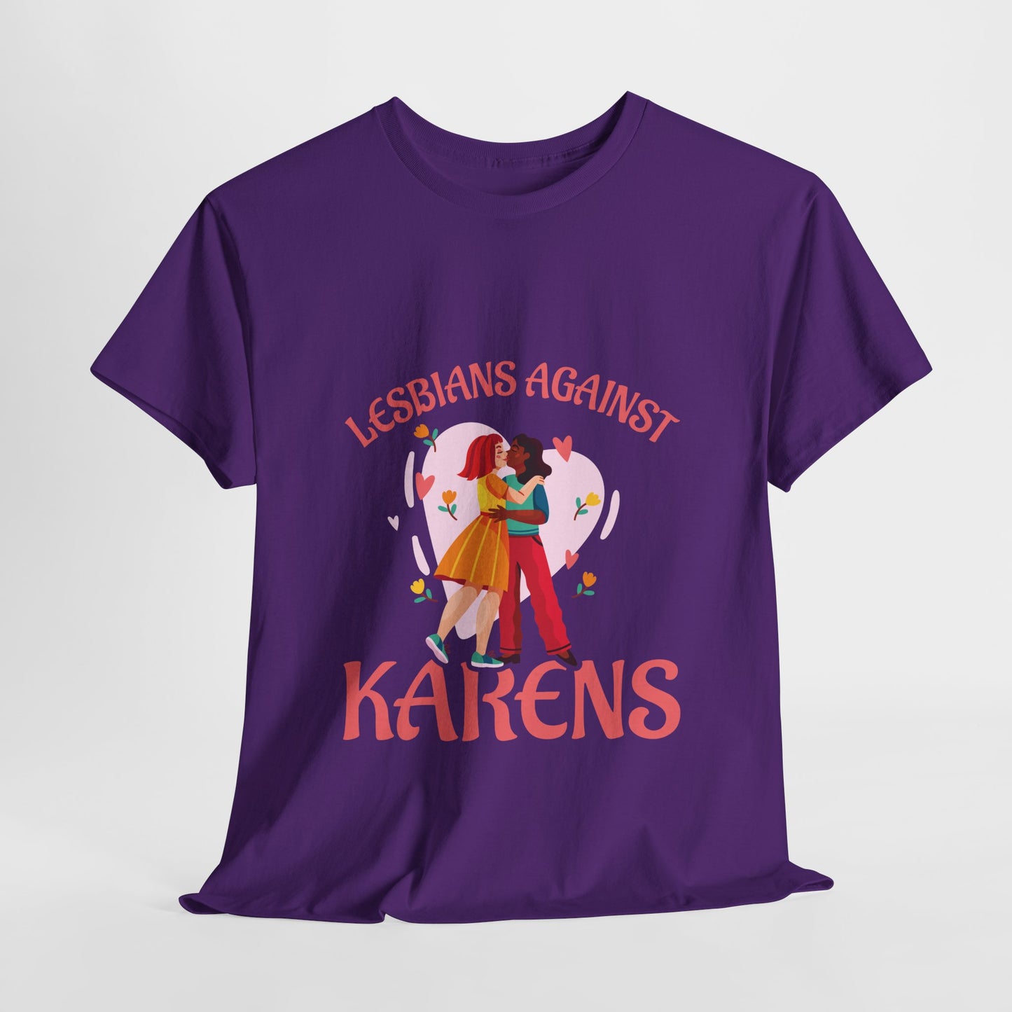 The Karens Collection T-shirts | Unisex Heavy Cotton Tee | Lesbians Against Karen Printify