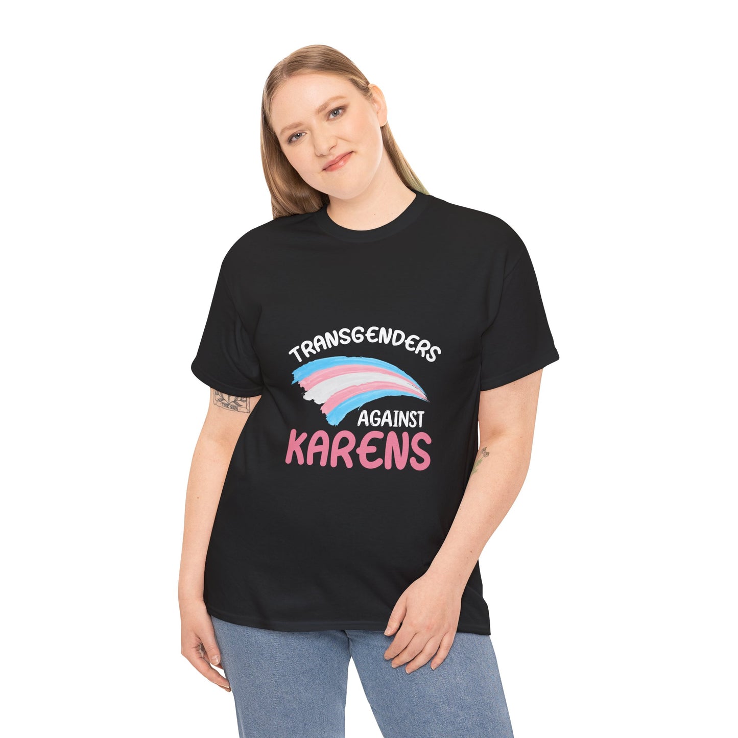 Transgenders Against Karen Funny Humor Novelty T-shirts Printify