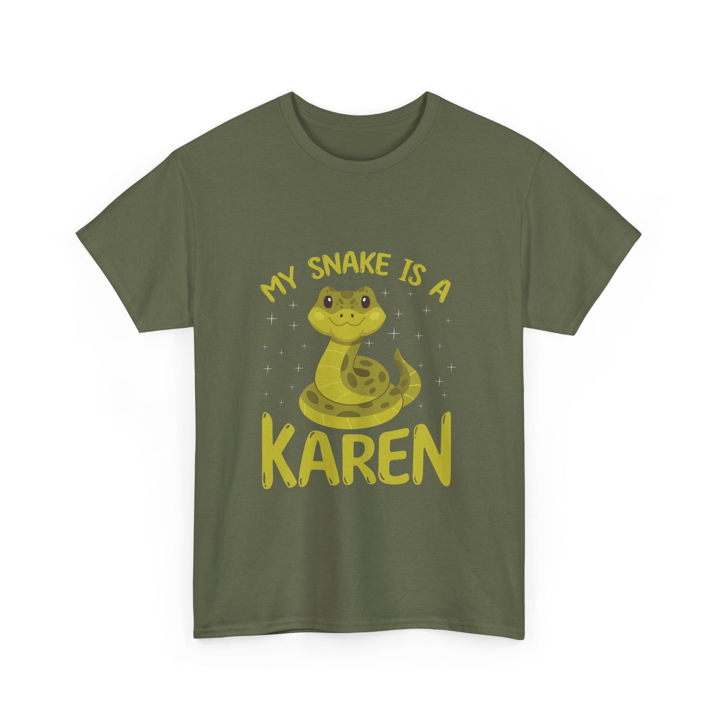 The Karens Collection T-shirts | Unisex Heavy Cotton Tee | My Snake Is A Karen Printify