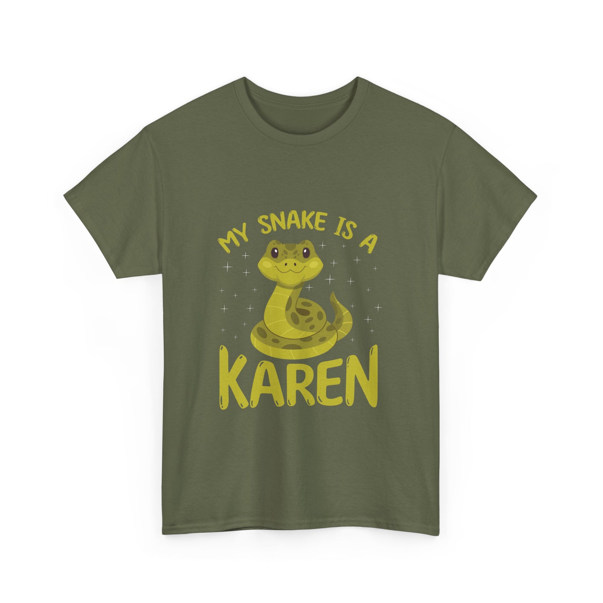 The Karens Collection T-shirts | Unisex Heavy Cotton Tee | My Snake Is A Karen Printify