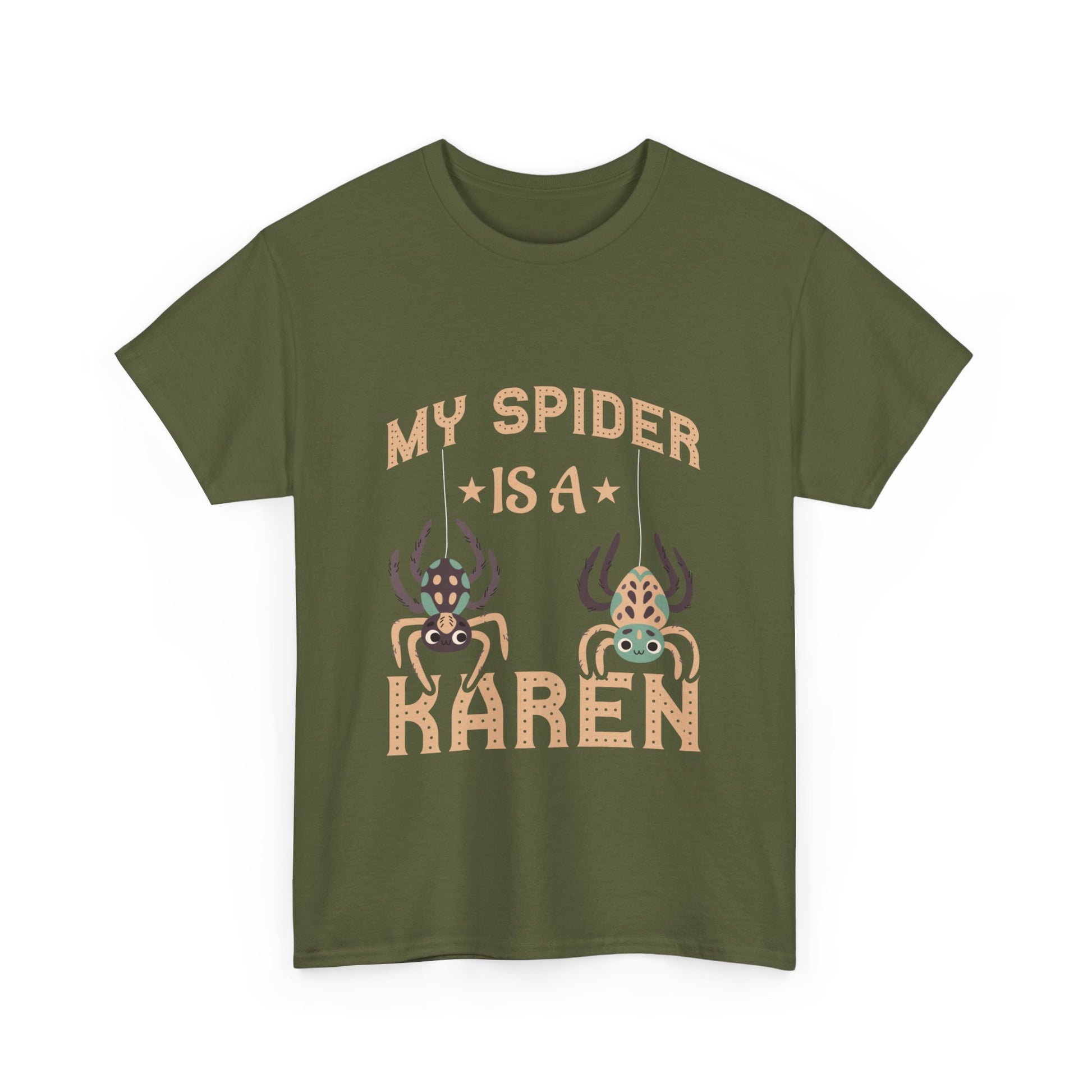 The Karens Collection T-shirts | Unisex Heavy Cotton Tee | My Spider Is A Karen Printify