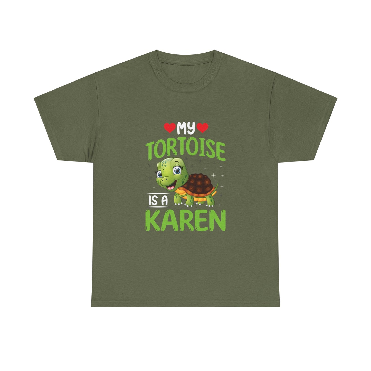 The Karens Collection T-shirts | Unisex Heavy Cotton Tee | My Tortoise Is A Karen Printify