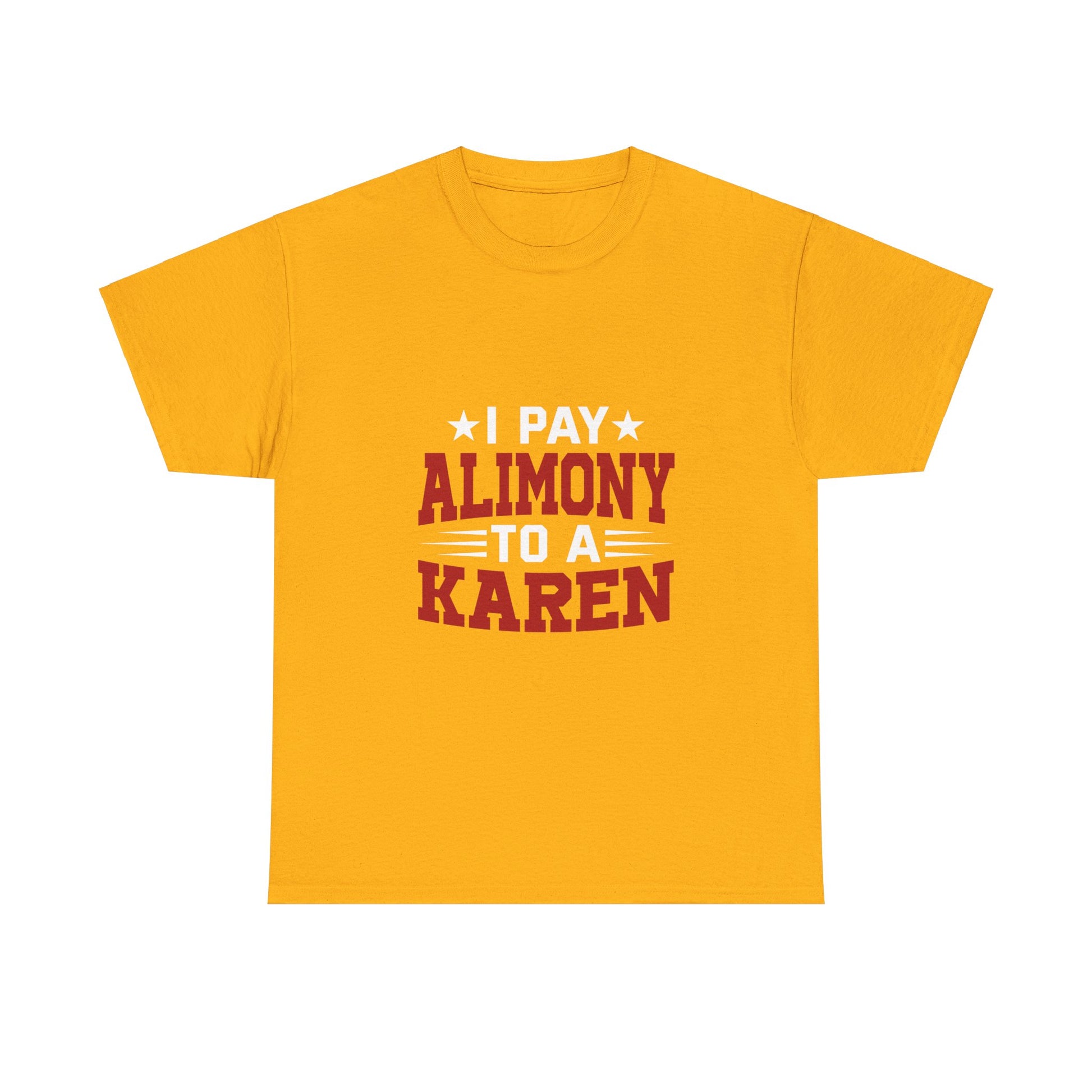 Karen's Collection T-shirt | Unisex Heavy Cotton Tee | I Pay Alimony To A Karen Printify