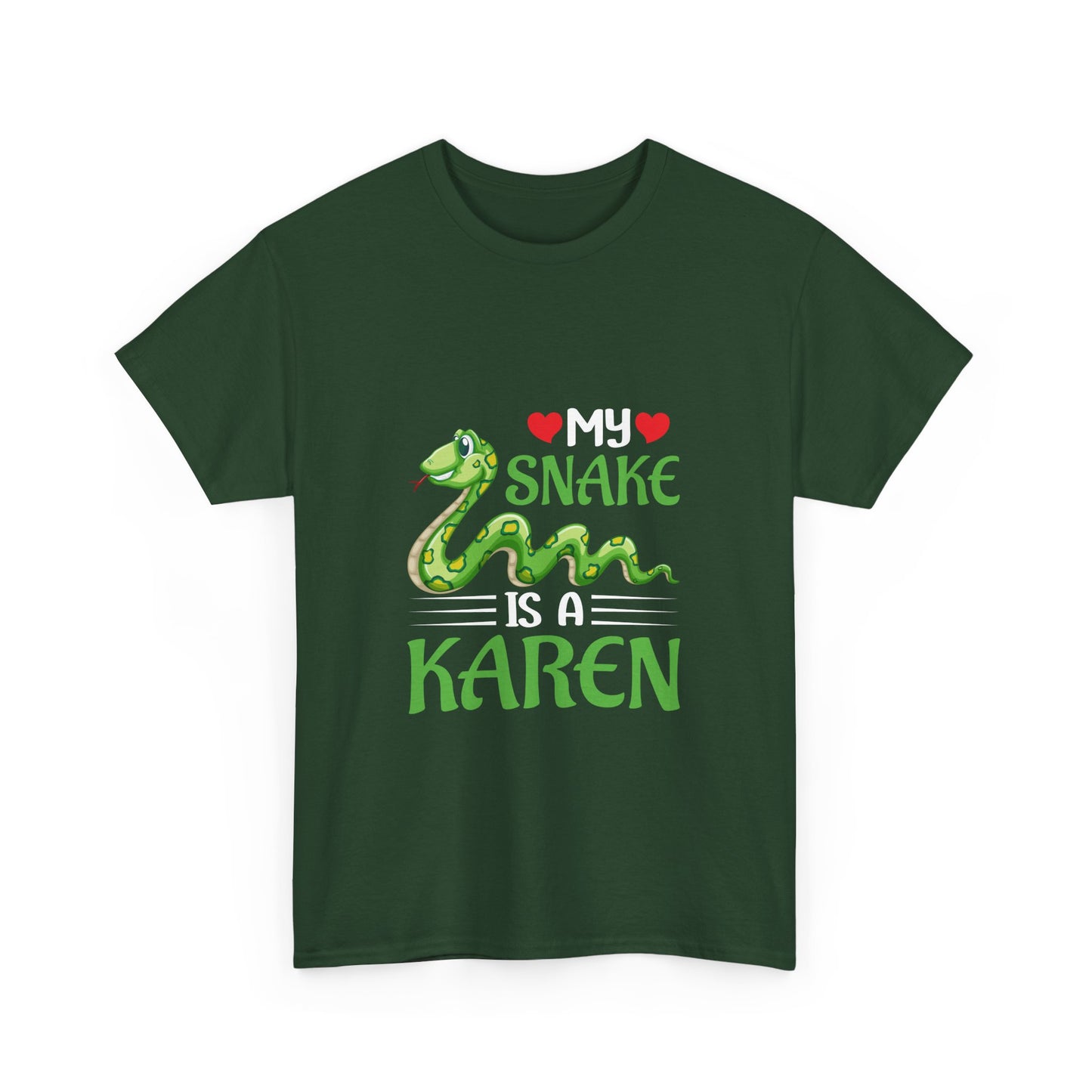 The Karens Collection T-shirts | Unisex Heavy Cotton Tee | My Snake Is A Karen Printify