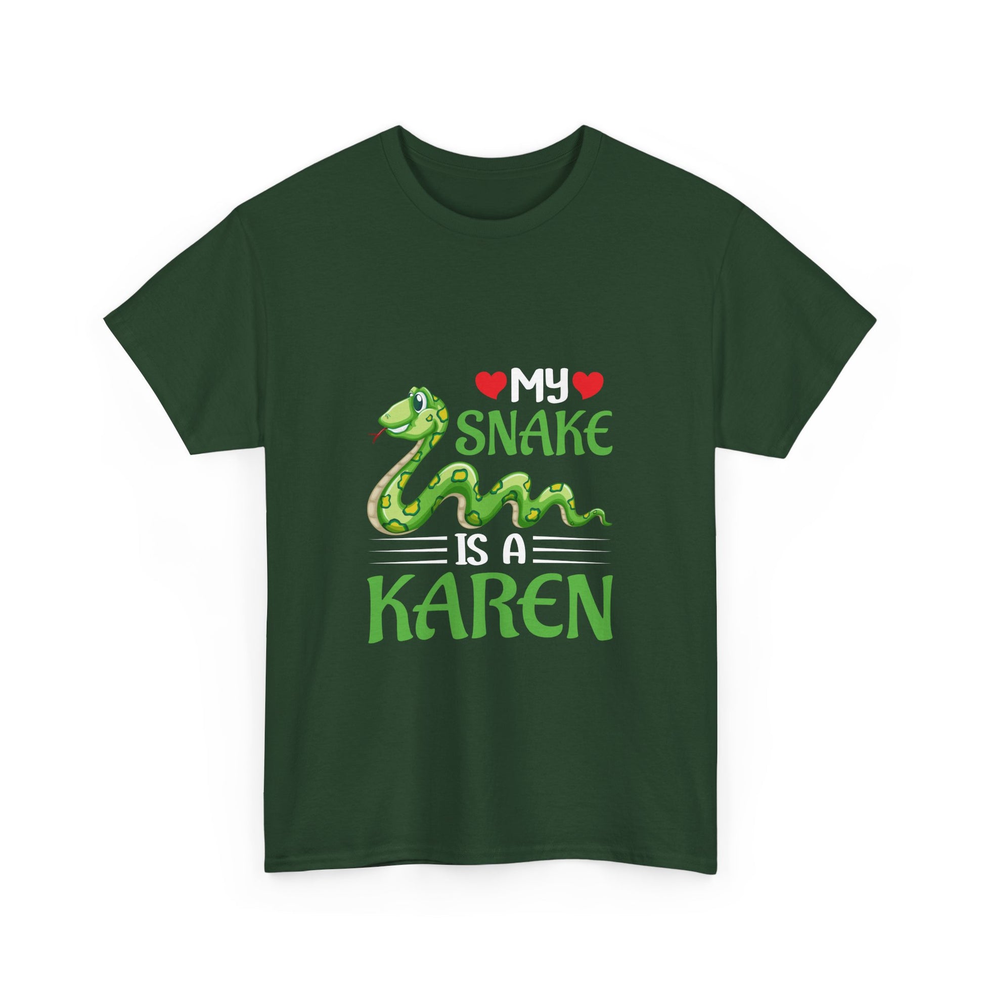 The Karens Collection T-shirts | Unisex Heavy Cotton Tee | My Snake Is A Karen Printify