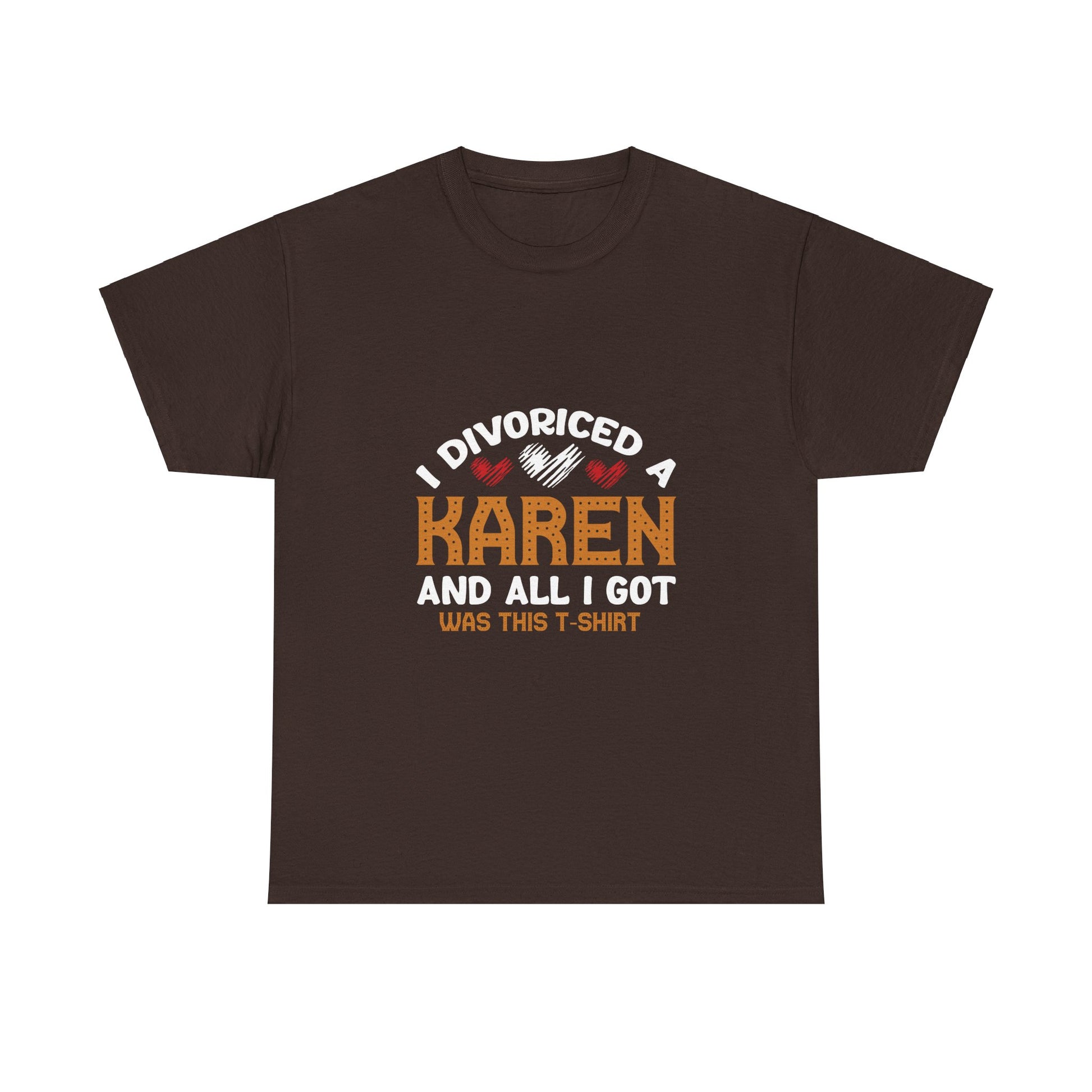 Karen's Collection T-shirt | Unisex Heavy Cotton Tee | I Divorced A Karen And I Got... Printify