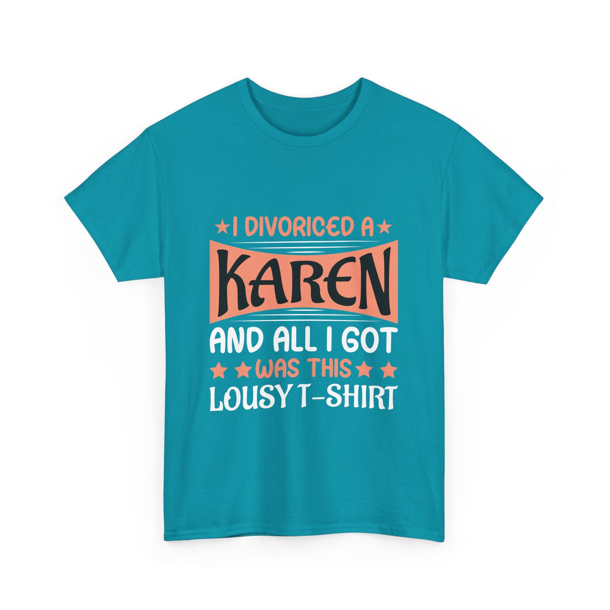 Karen's Collection T-shirt | Unisex Heavy Cotton Tee | I Divorced A Karen And I Got... Printify