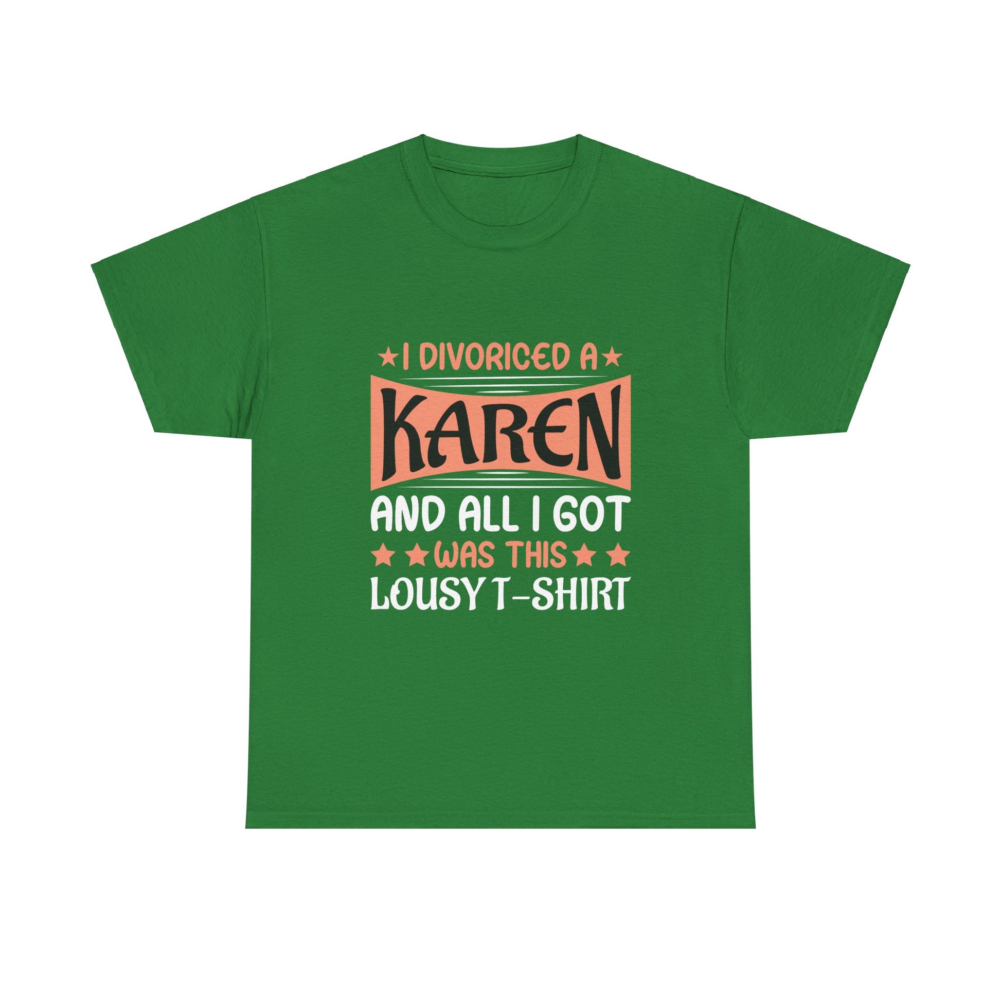 Karen's Collection T-shirt | Unisex Heavy Cotton Tee | I Divorced A Karen And I Got... Printify