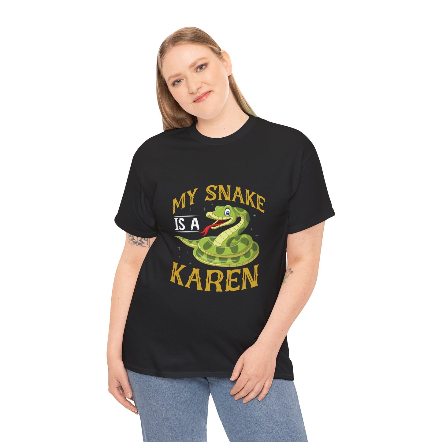 My Snake Is A Karen Humor Animal Lover Novelty Tee Printify