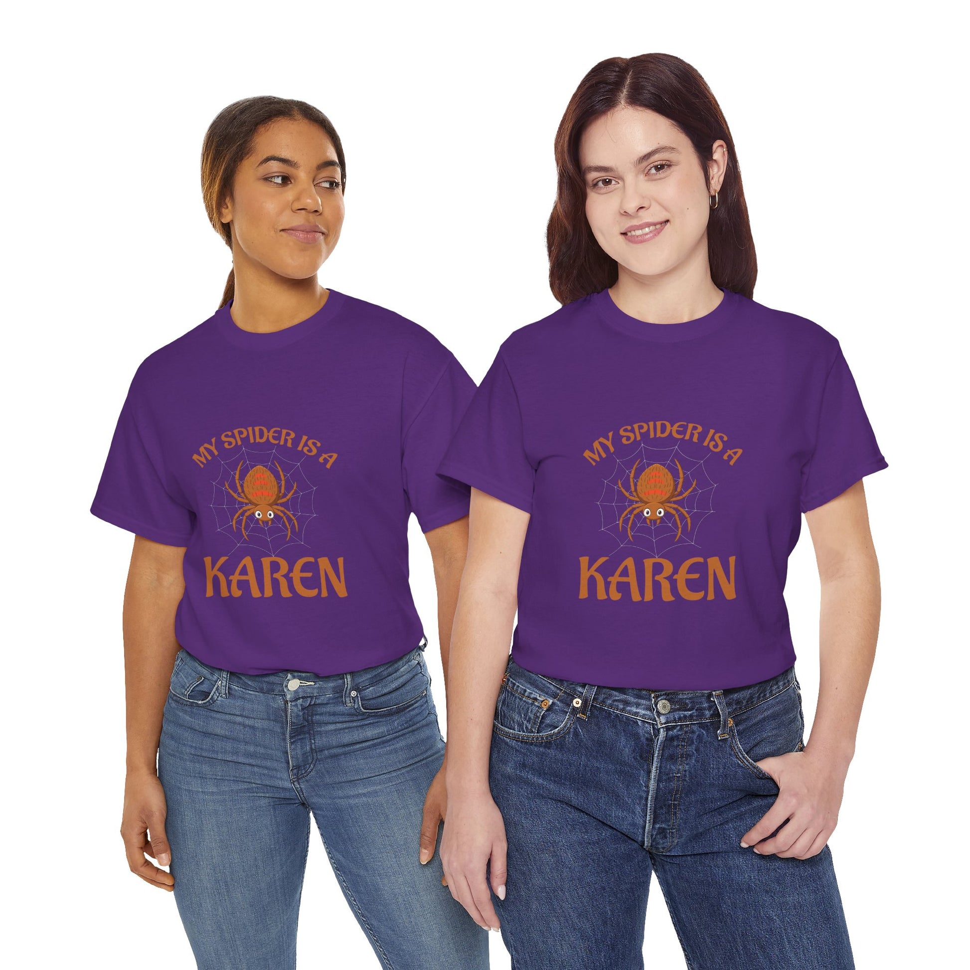 My Spider Is A Karen Funny Humor Lover Novelty Tee Printify