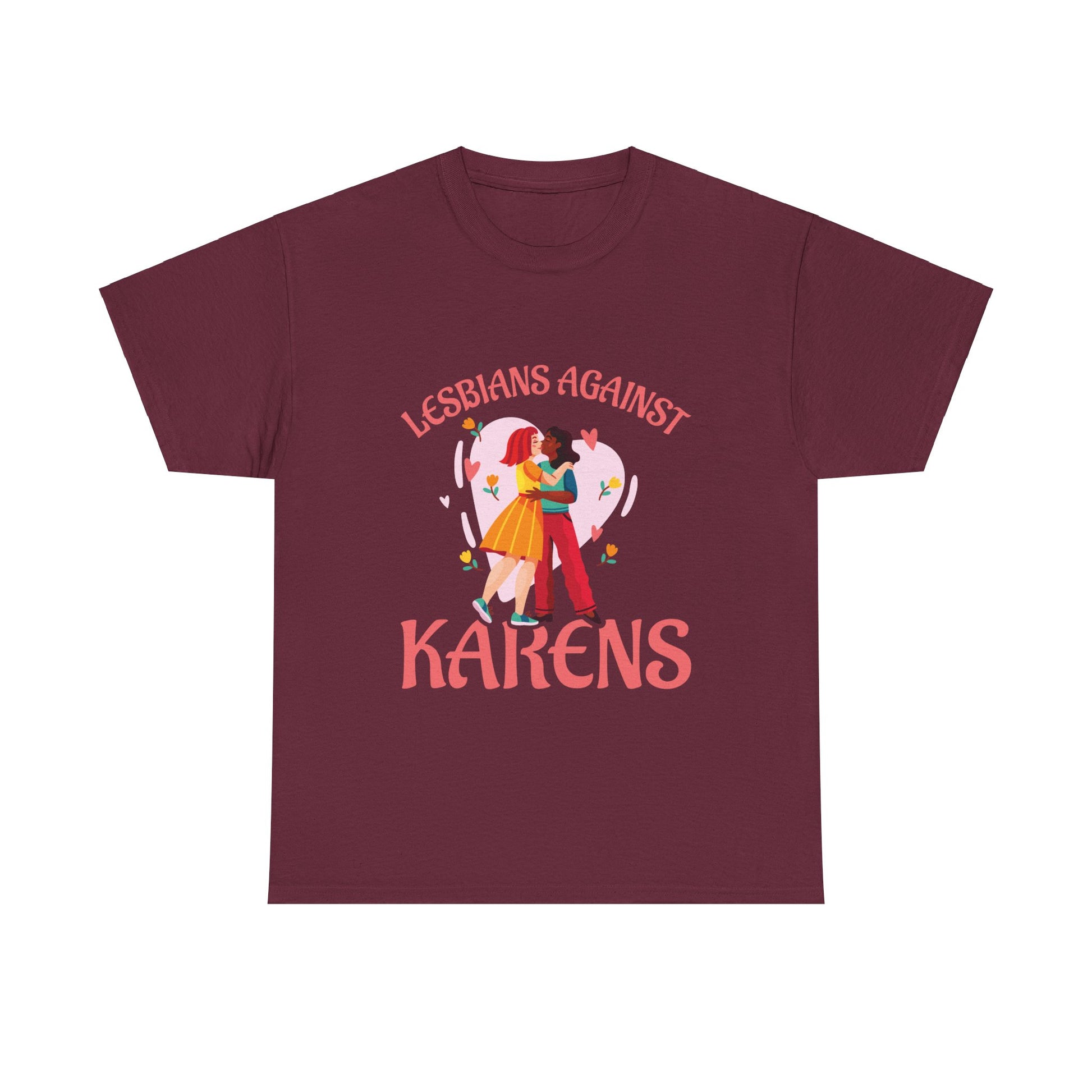 The Karens Collection T-shirts | Unisex Heavy Cotton Tee | Lesbians Against Karen Printify