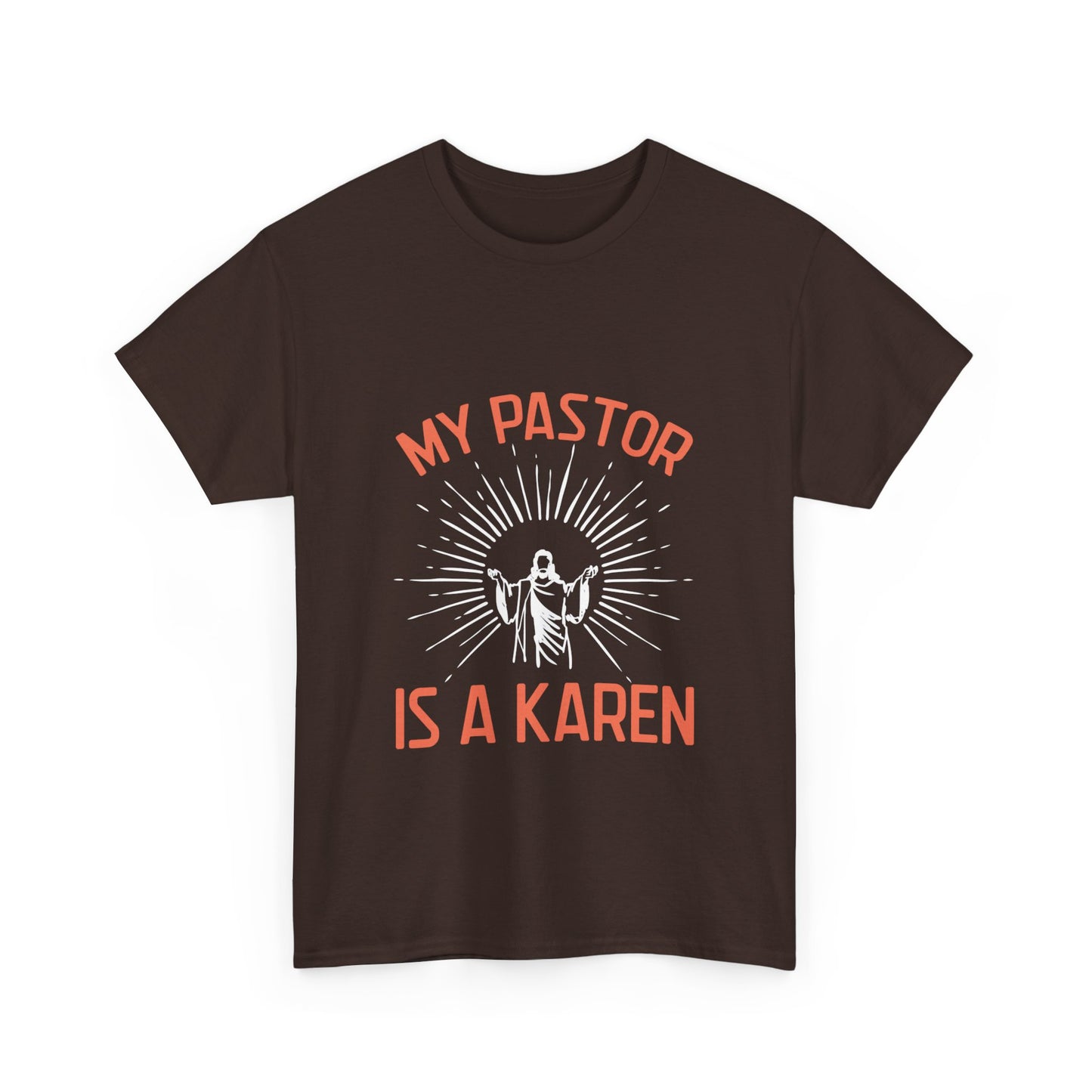 The Karens Collection T-shirts | Unisex Heavy Cotton Tee | My Pastor Is A Karen Printify