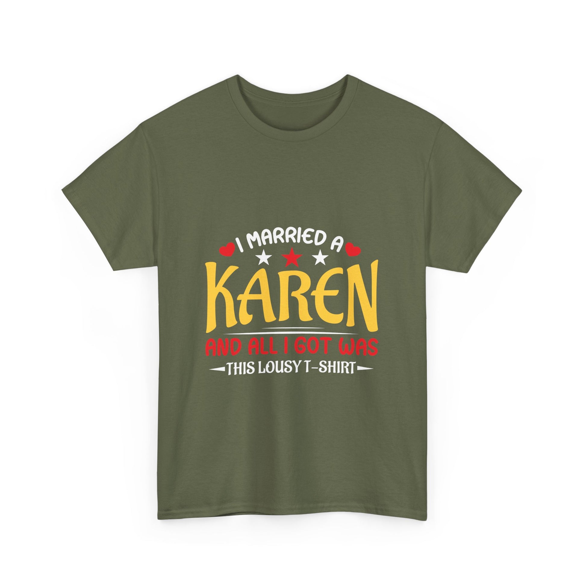 Karen's Collection T-shirt | Unisex Heavy Cotton Tee | I Married A Karen And I Got... Printify