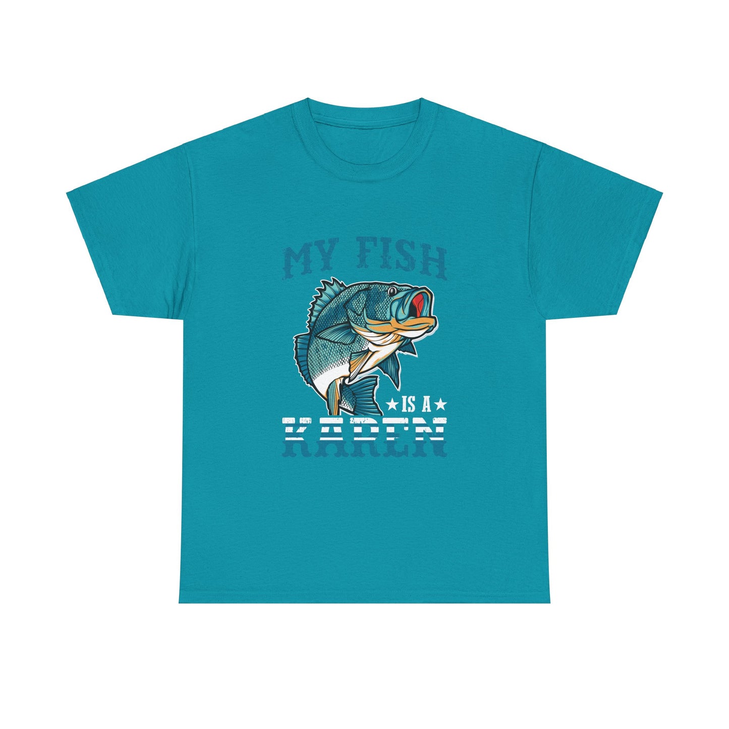 The Karens Collection T-shirts | Unisex Heavy Cotton Tee | My Fish Is A Karen Printify