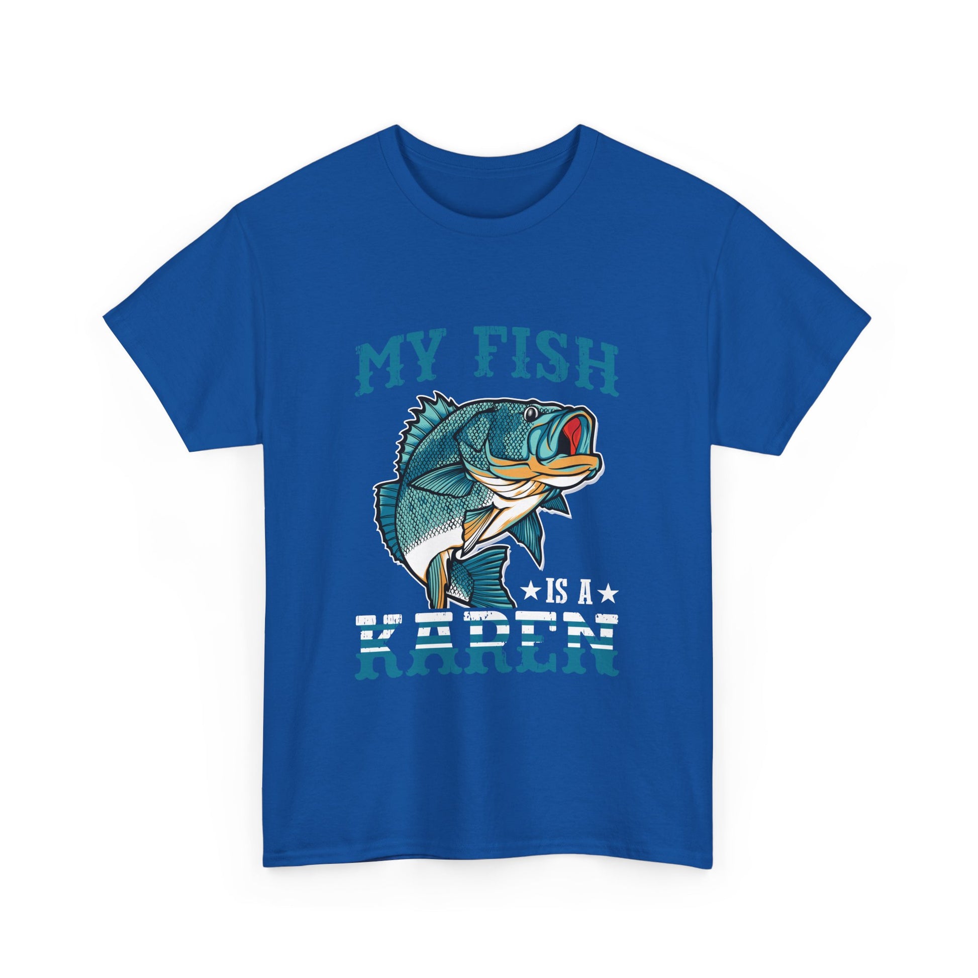 The Karens Collection T-shirts | Unisex Heavy Cotton Tee | My Fish Is A Karen Printify