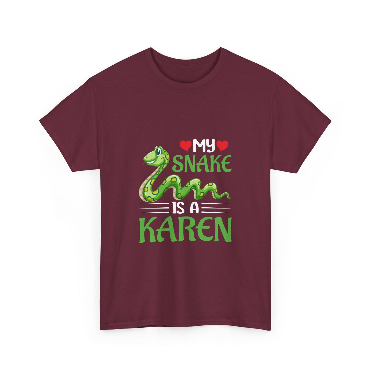 The Karens Collection T-shirts | Unisex Heavy Cotton Tee | My Snake Is A Karen Printify