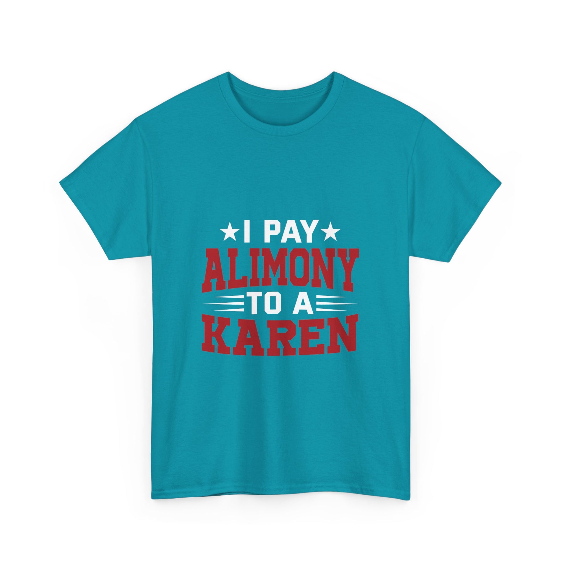 Karen's Collection T-shirt | Unisex Heavy Cotton Tee | I Pay Alimony To A Karen Printify