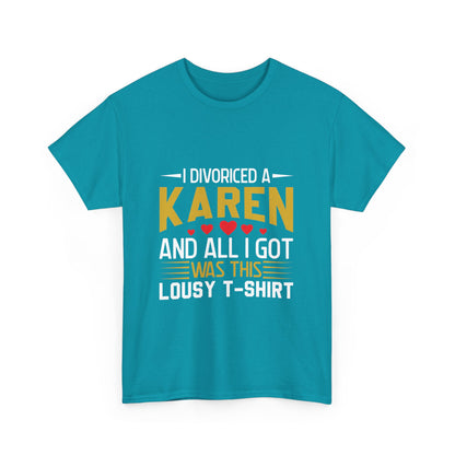 Karen's Collection T-shirt | Unisex Heavy Cotton Tee | I Married A Karen And I Got... Printify