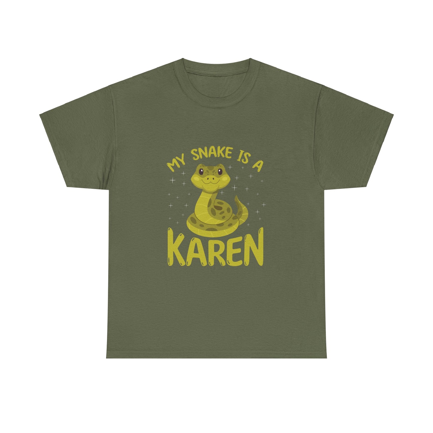 The Karens Collection T-shirts | Unisex Heavy Cotton Tee | My Snake Is A Karen Printify