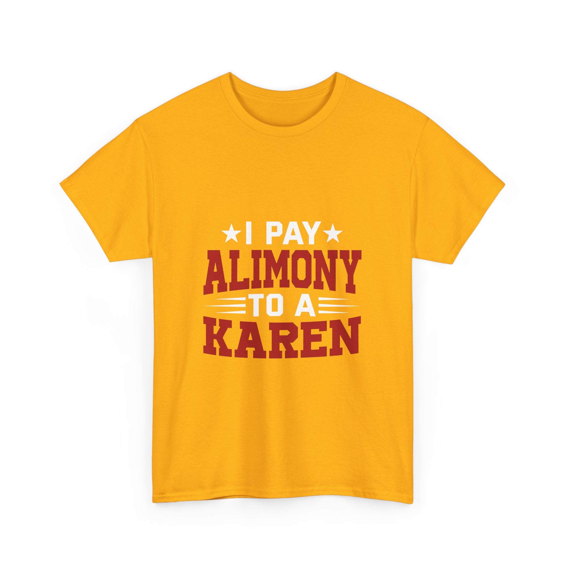 Karen's Collection T-shirt | Unisex Heavy Cotton Tee | I Pay Alimony To A Karen Printify