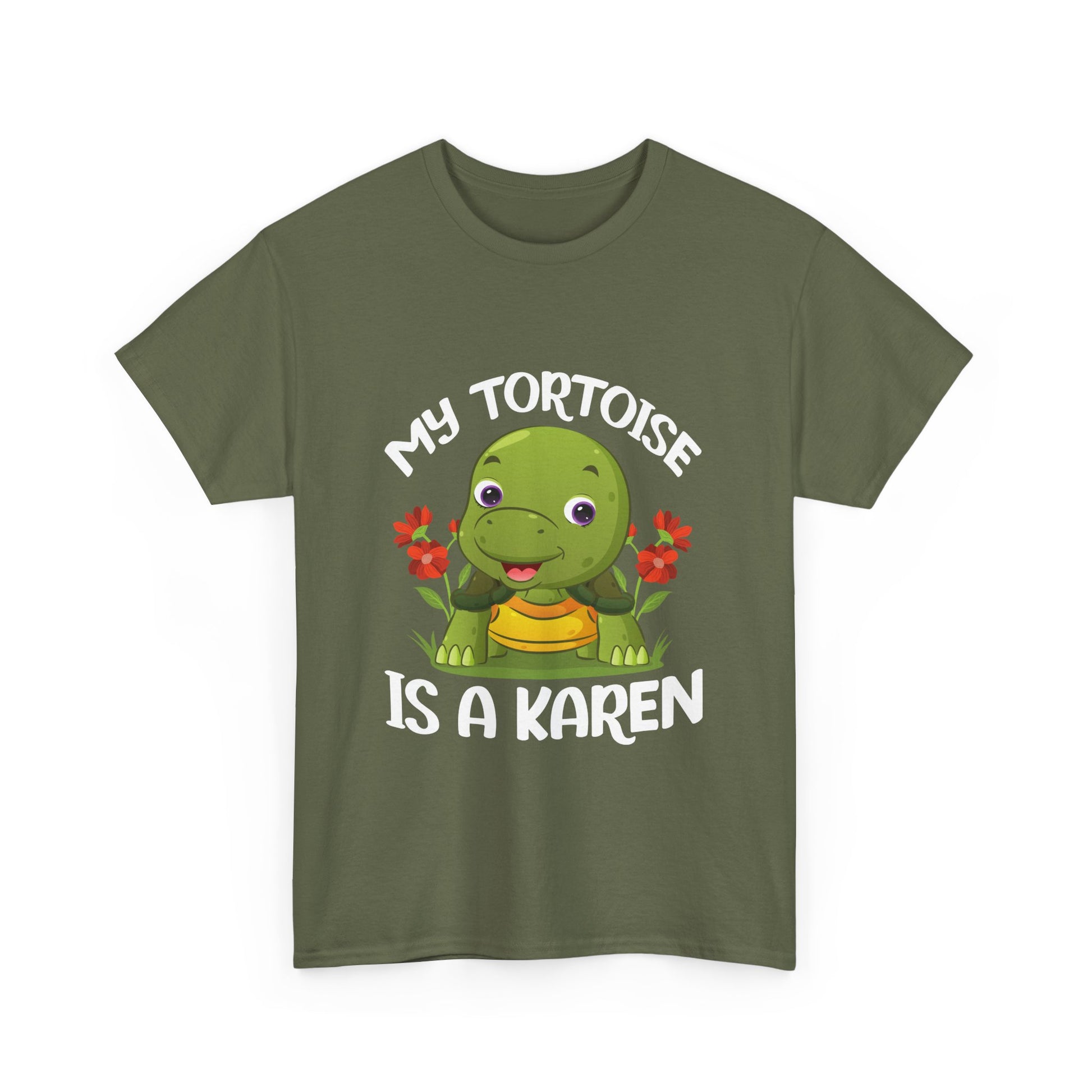 The Karens Collection T-shirts | Unisex Heavy Cotton Tee | My Tortoise Is A Karen Printify