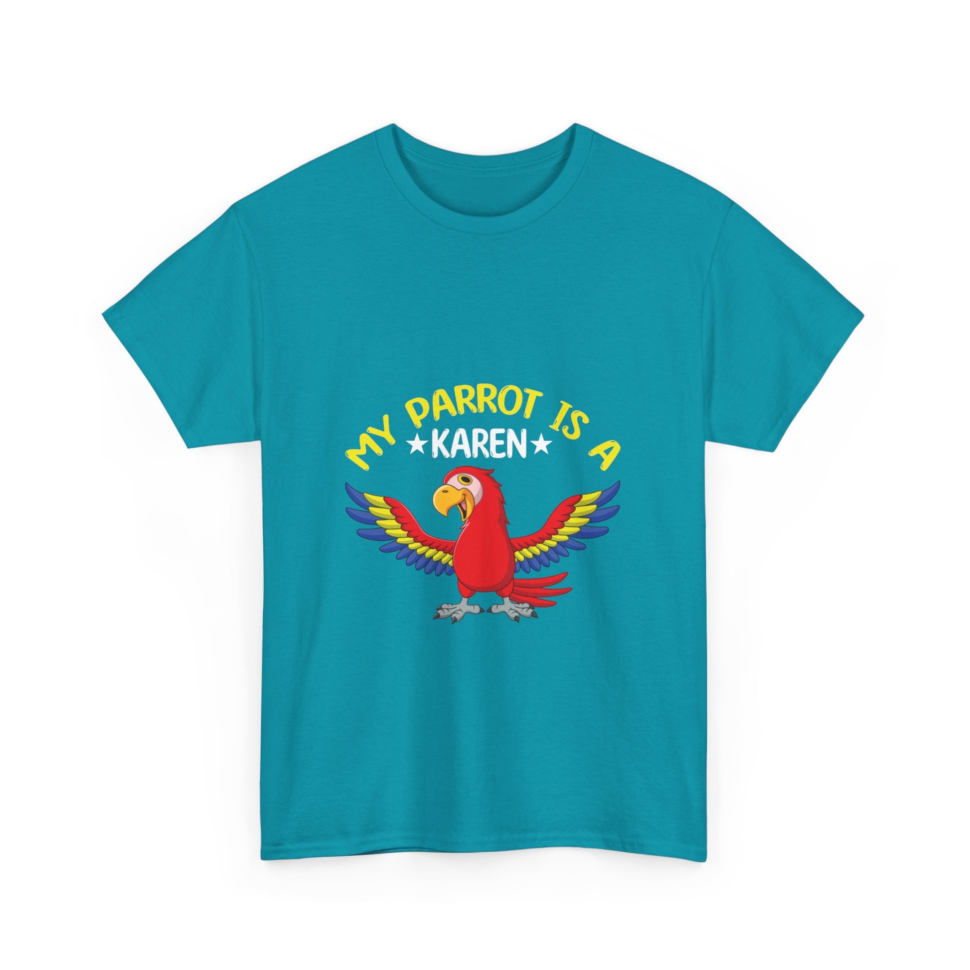 The Karens Collection T-shirts | Unisex Heavy Cotton Tee | My Parrot Is A Karen Printify