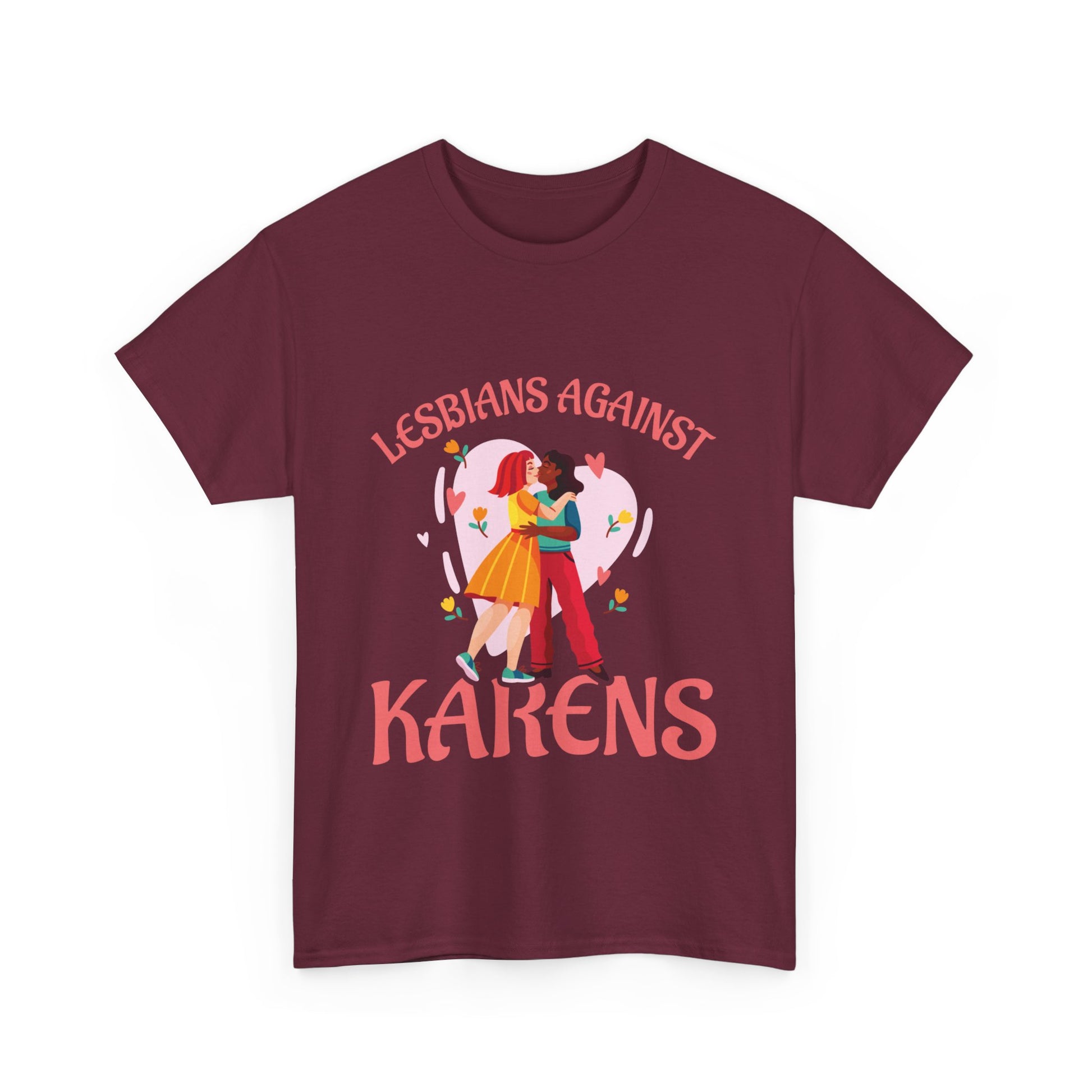 The Karens Collection T-shirts | Unisex Heavy Cotton Tee | Lesbians Against Karen Printify