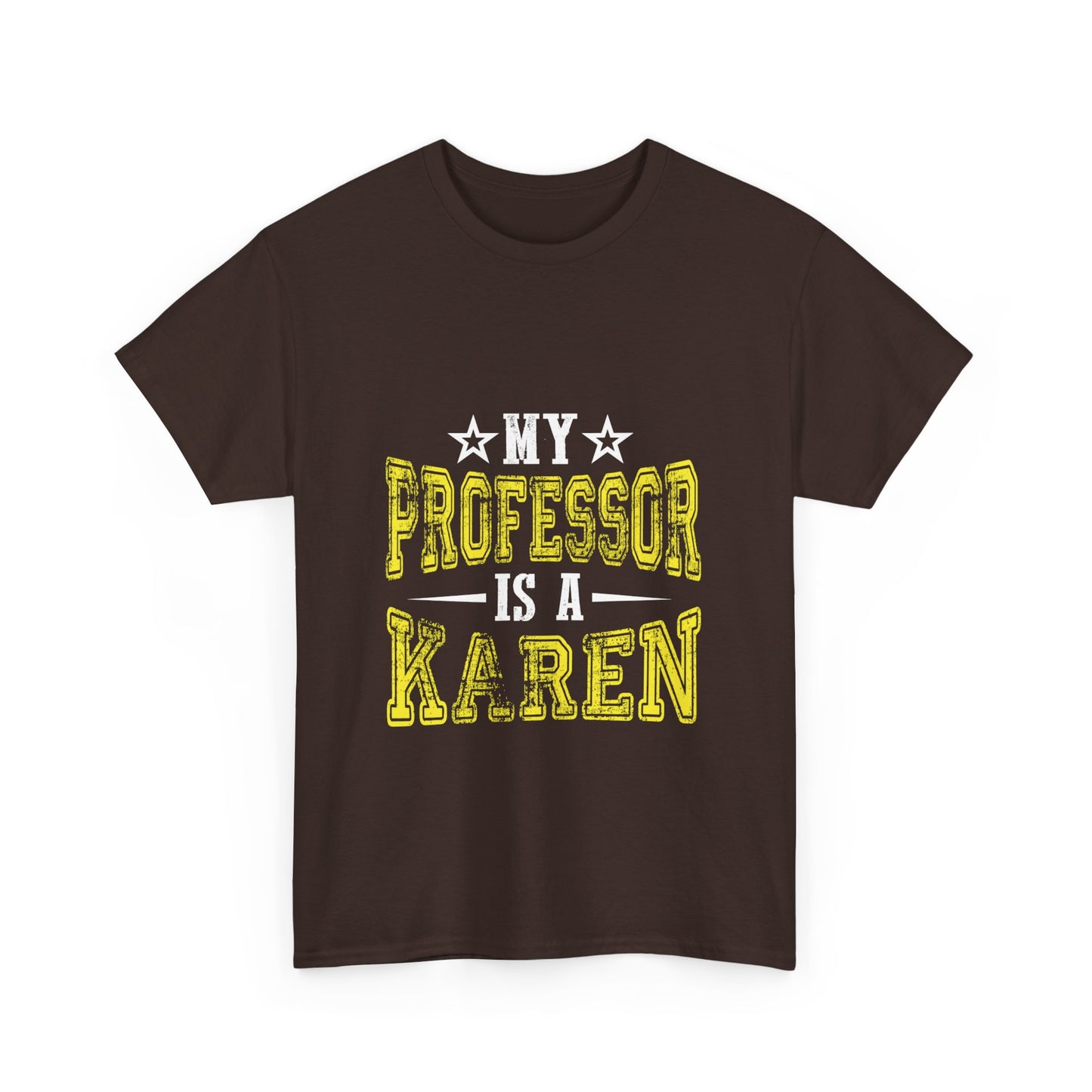 The Karens Collection T-shirts | Unisex Heavy Cotton Tee | My Professor Is A Karen Printify