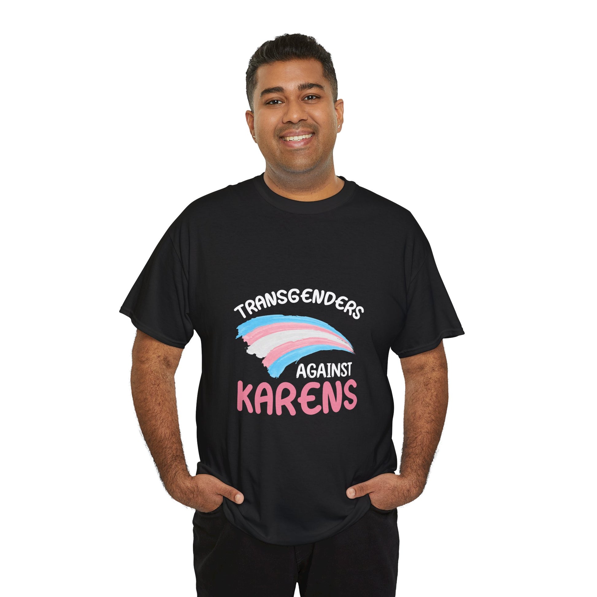 Transgenders Against Karen Funny Humor Novelty T-shirts Printify