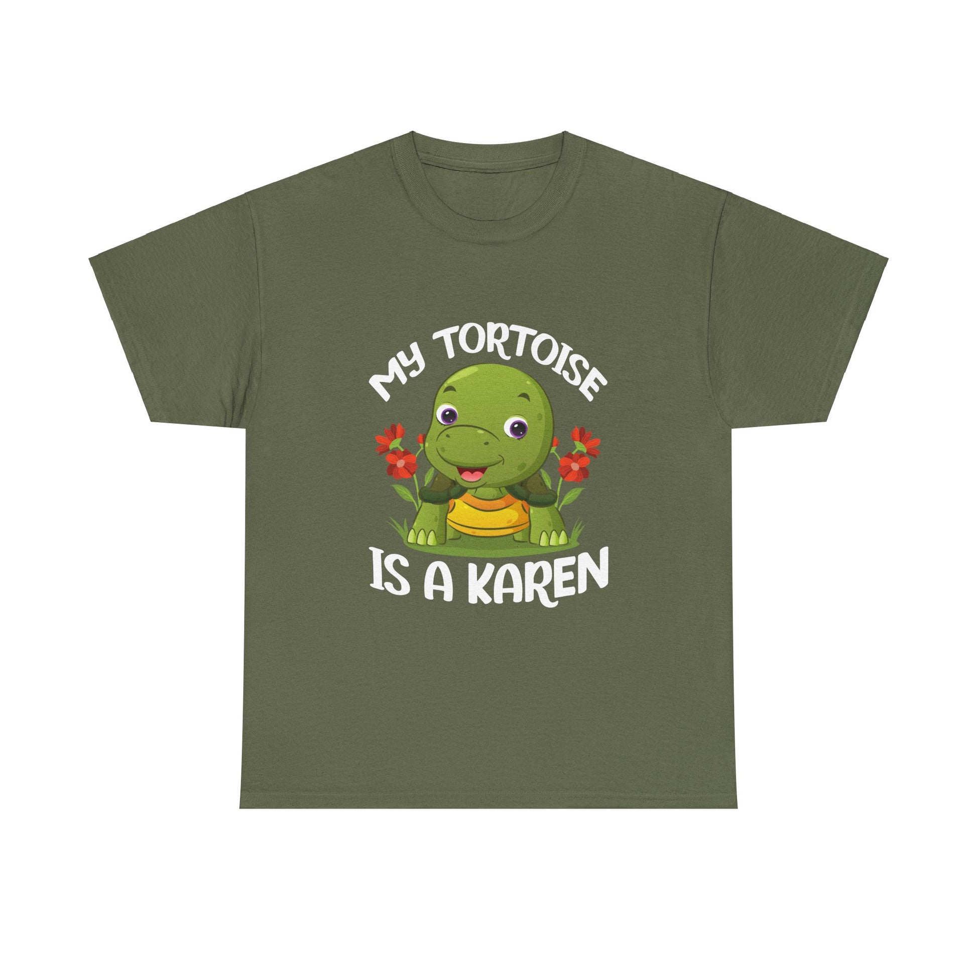 The Karens Collection T-shirts | Unisex Heavy Cotton Tee | My Tortoise Is A Karen Printify